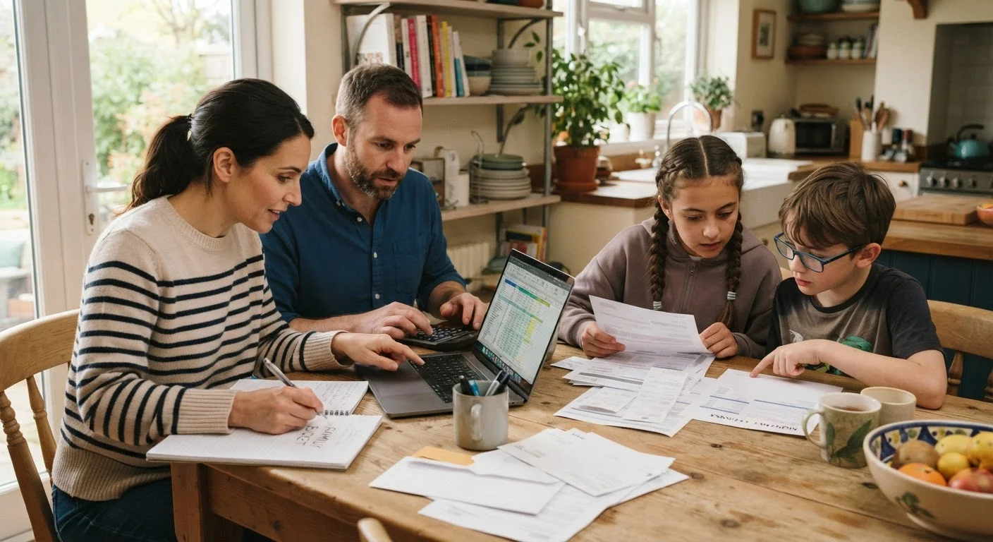 Building a Monthly Budget Your Whole Family Will Actually Follow